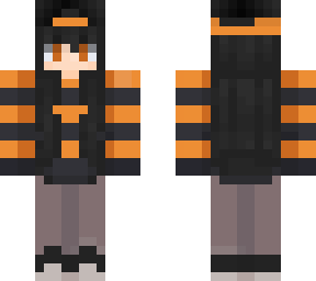 * ~ egirl with orange hat ~ * (skintober edition and its fixed)