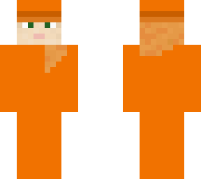 all orange alex with hat