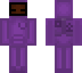 among us - cute bear in purple skin