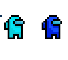 among us cyan