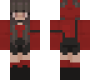 another red aesthetic girl (classic)
