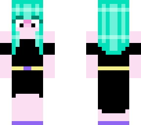 aqua hair girl