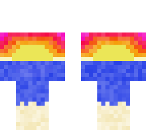 beach sunset with fill-in head