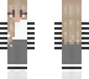 black and white striped