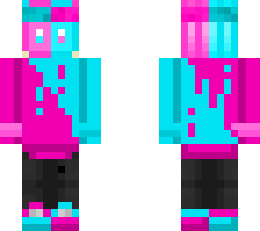 blue + pink me