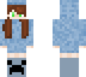 blue creeper hoodie