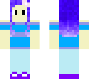 blue girl