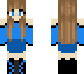blue girl