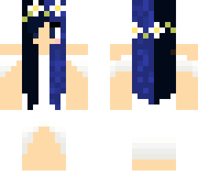 blue hair bride