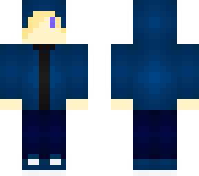 blue hoodie boy