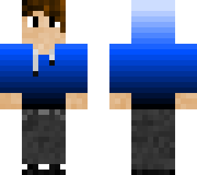 blue hoodie boy