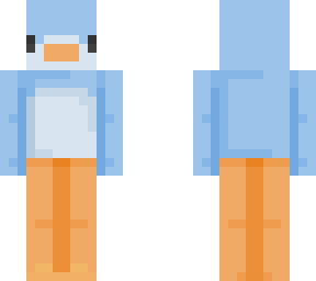 chibi bird - blue