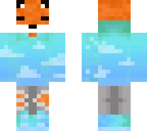 comfy fox (blue)