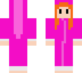 cute red headed girl in unicorn onesie
