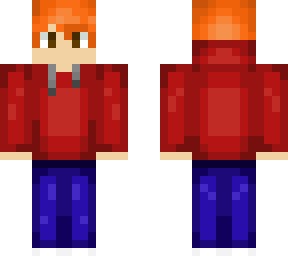 ginger boy lighter red hoodie