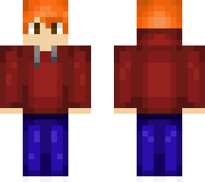 ginger boy red hoodie