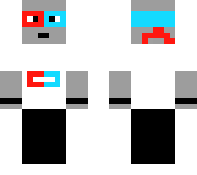 half red and blue fighter