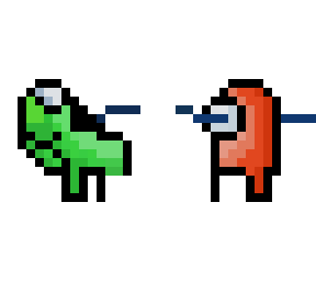 it's green, he's the imposter!