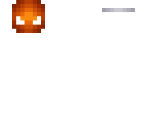 mask base - dark orange evil pumpkin mask