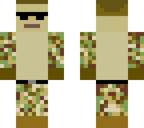 multicam combat uniform with sunglasses, 2 layers