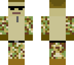 multicam combat uniform with sunglasses, 2 layers