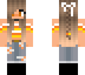 not my skin candy corn crop top girl