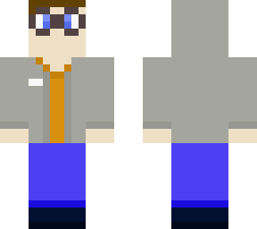 orange nerd boy