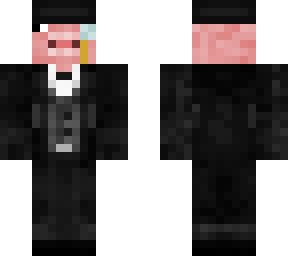 pig in a fancy suit