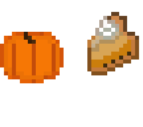 pumpkin and pumpkin pie