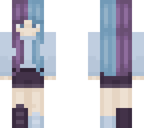 purple & blue