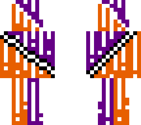 purple & orange
