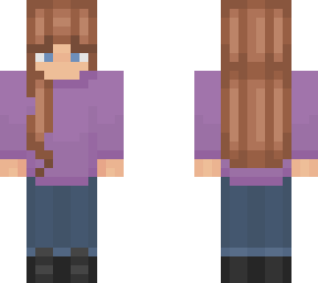 purple sweater