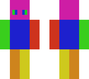 rainbow person
