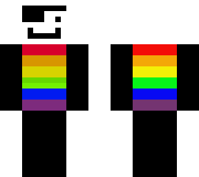 rainbow pirate with...burnt arms