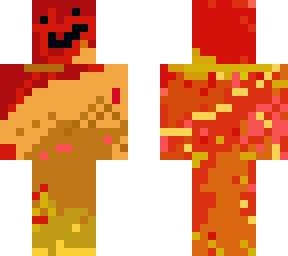 scribbled on fire man