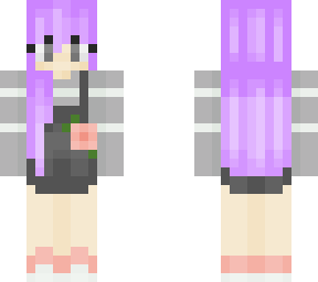 skin 6 grey overalls girl