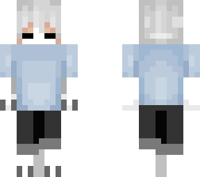 snow fox x human  oc