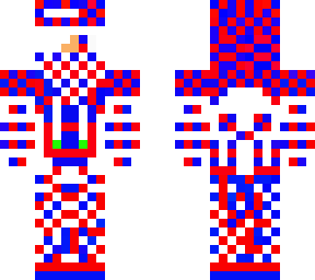 white blue red ninja