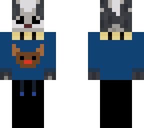 badger in winter sweater