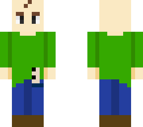 Baldi's Basics + Ruler :> | Minecraft Skin