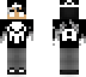black and white