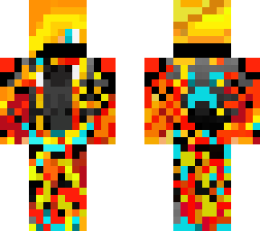 bleu fire skin