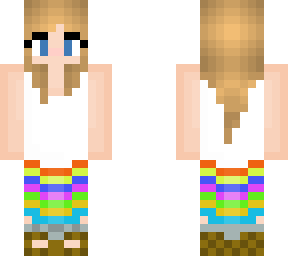 blonde woman with vest