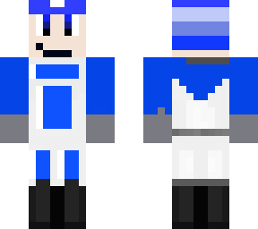 blue fwolf oc skin no furry
