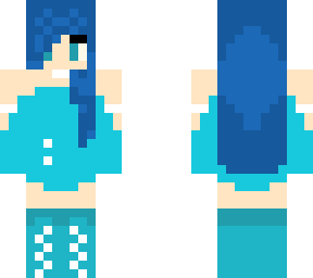blue girl