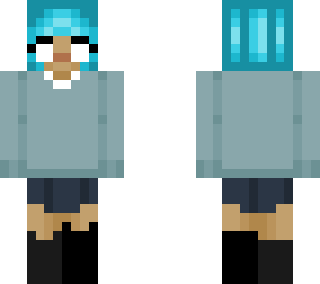 blue hair girl