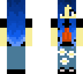 blue haired pumpkin