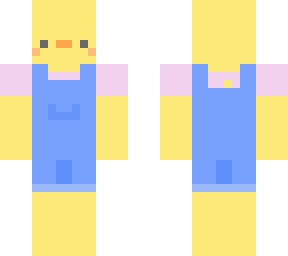 cute ducky in  overall