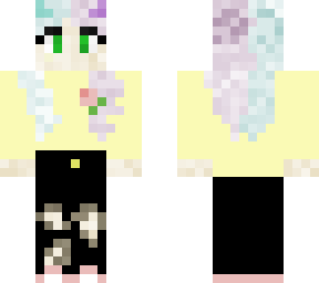 cute pastel girl with horns.