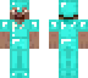 fake diamond amour set steve skin